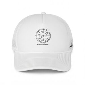 Onward Sister Compass Trucker Hat — Embroidered Mesh Adidas Cap