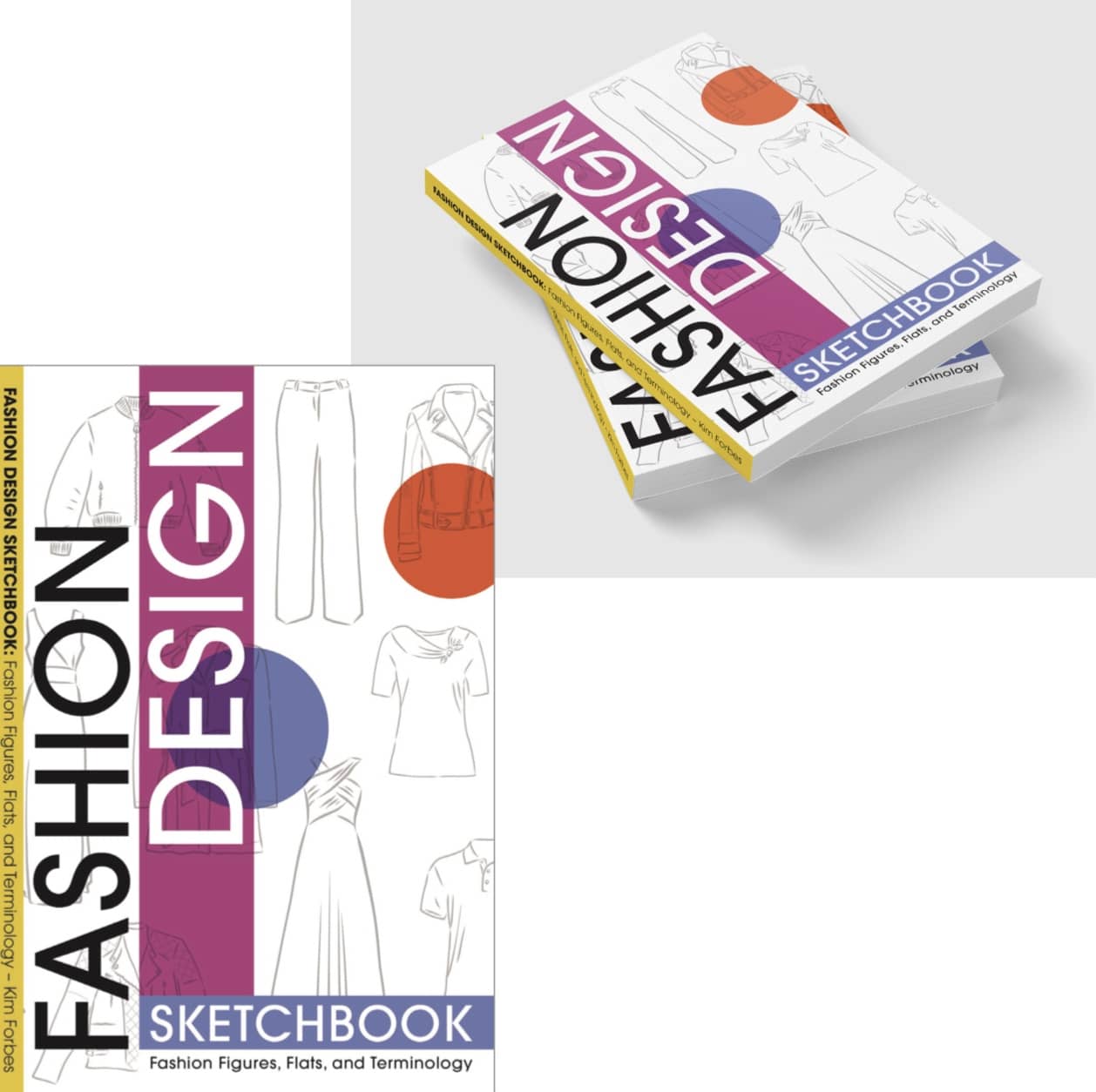 Image of the Fashion Design Sketchbook by Kimberly Forbes. Copyright Kimberly Forbes.