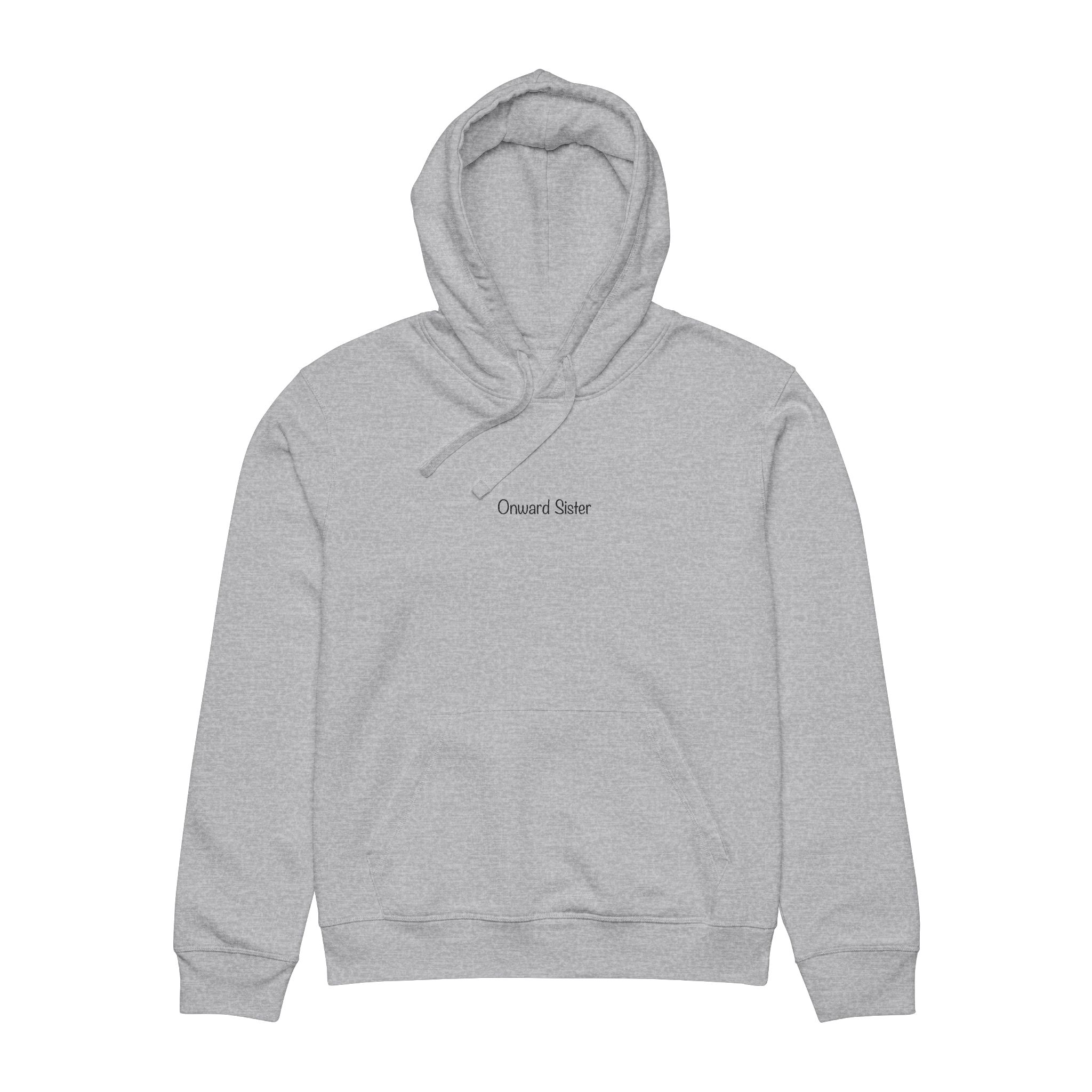 Onward Sister Organic Cotton Hoodie — Compass & Mountain Maze - Image 3
