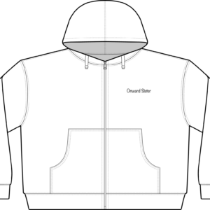 Onward Sister Organic Cotton Zip-Up Hoodie — Compass & Mountain Maze