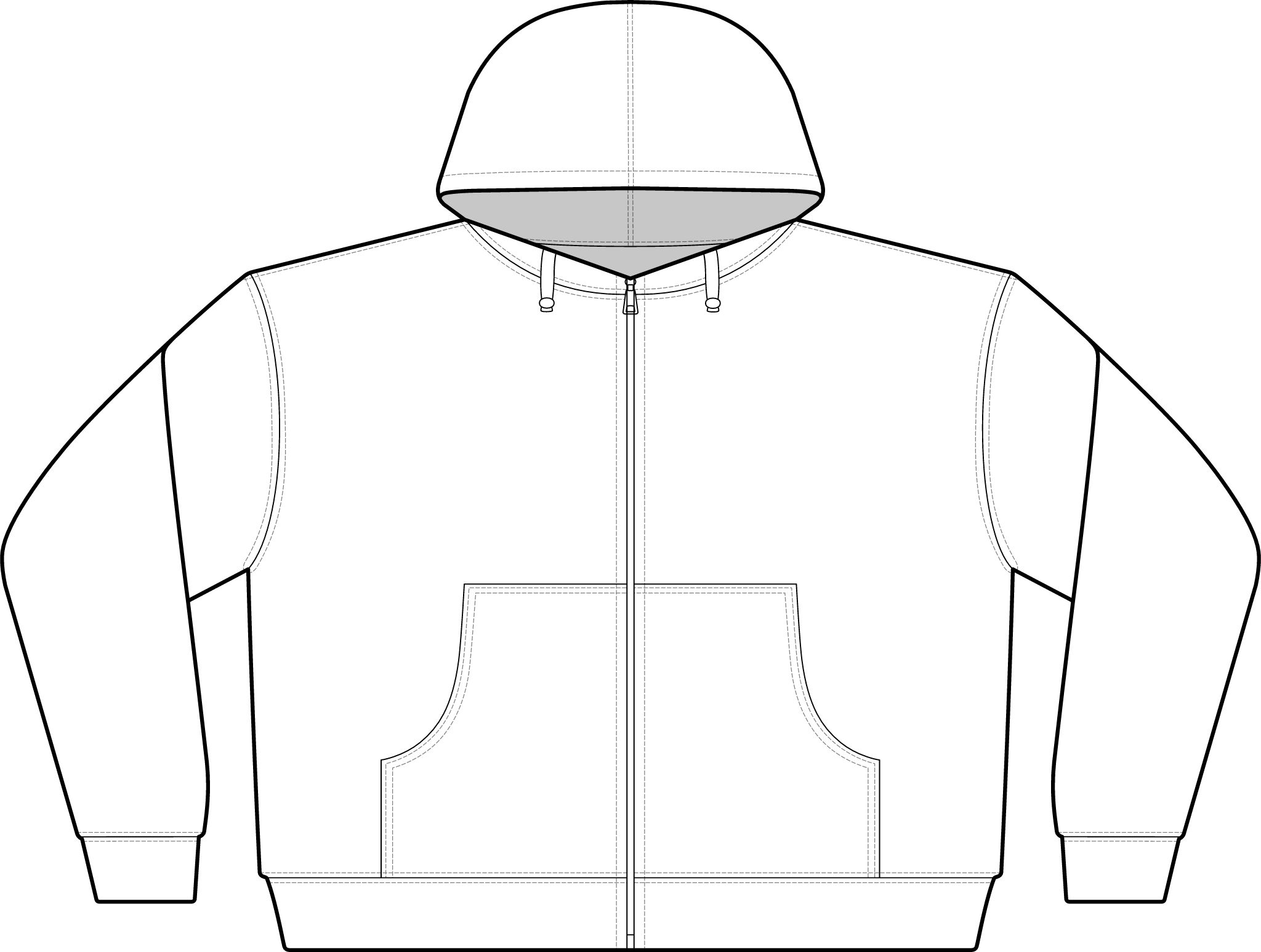 Onward Sister Organic Cotton Zip-Up Hoodie — Compass & Mountain Maze - Image 2